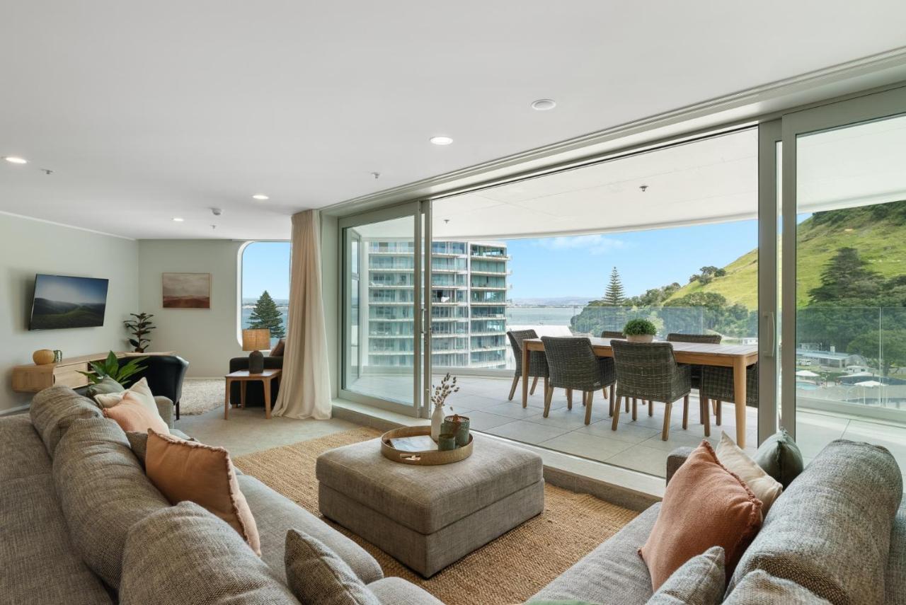 Executive Oceanside Apartment 마운트마운가누이 외부 사진