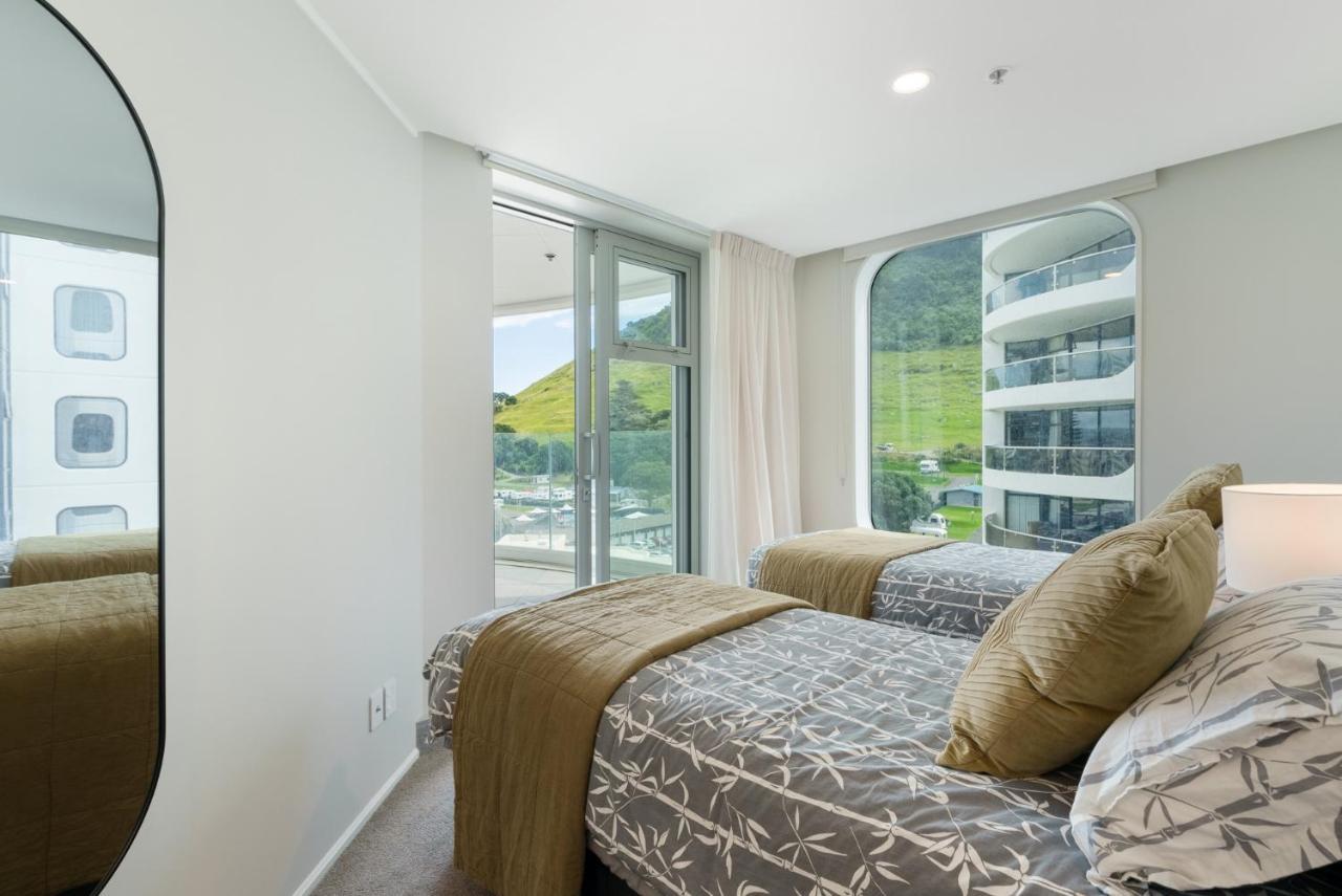 Executive Oceanside Apartment 마운트마운가누이 외부 사진